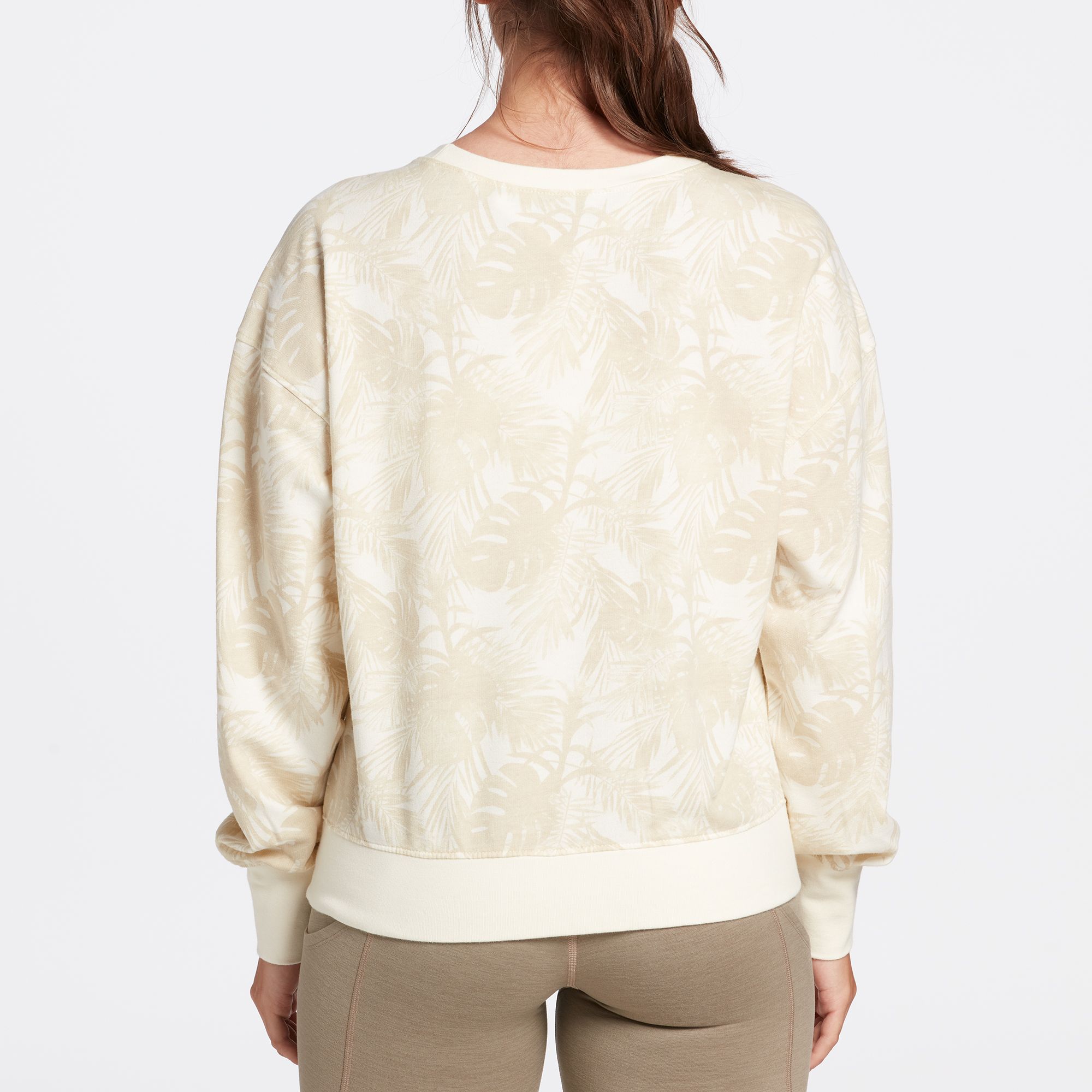 Alpine Design Women's Fleece Crewneck Sweatshirt For Women Unbleached Midnight Fern 5 Alpine Design Women's Fleece Crewneck Sweatshirt For Women Unbleached Midnight Fern - Image 3