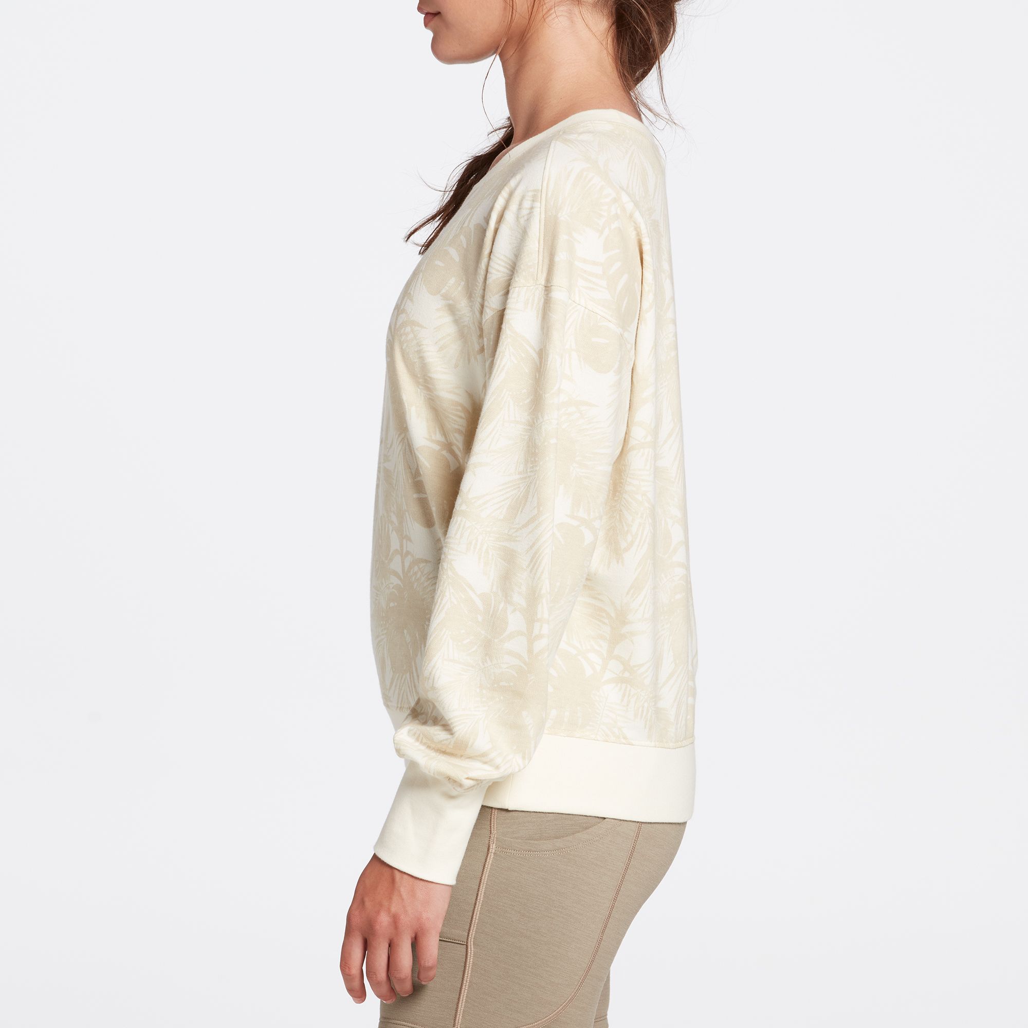 Alpine Design Women's Fleece Crewneck Sweatshirt For Women Unbleached Midnight Fern 6 Alpine Design Women's Fleece Crewneck Sweatshirt For Women Unbleached Midnight Fern - Image 4