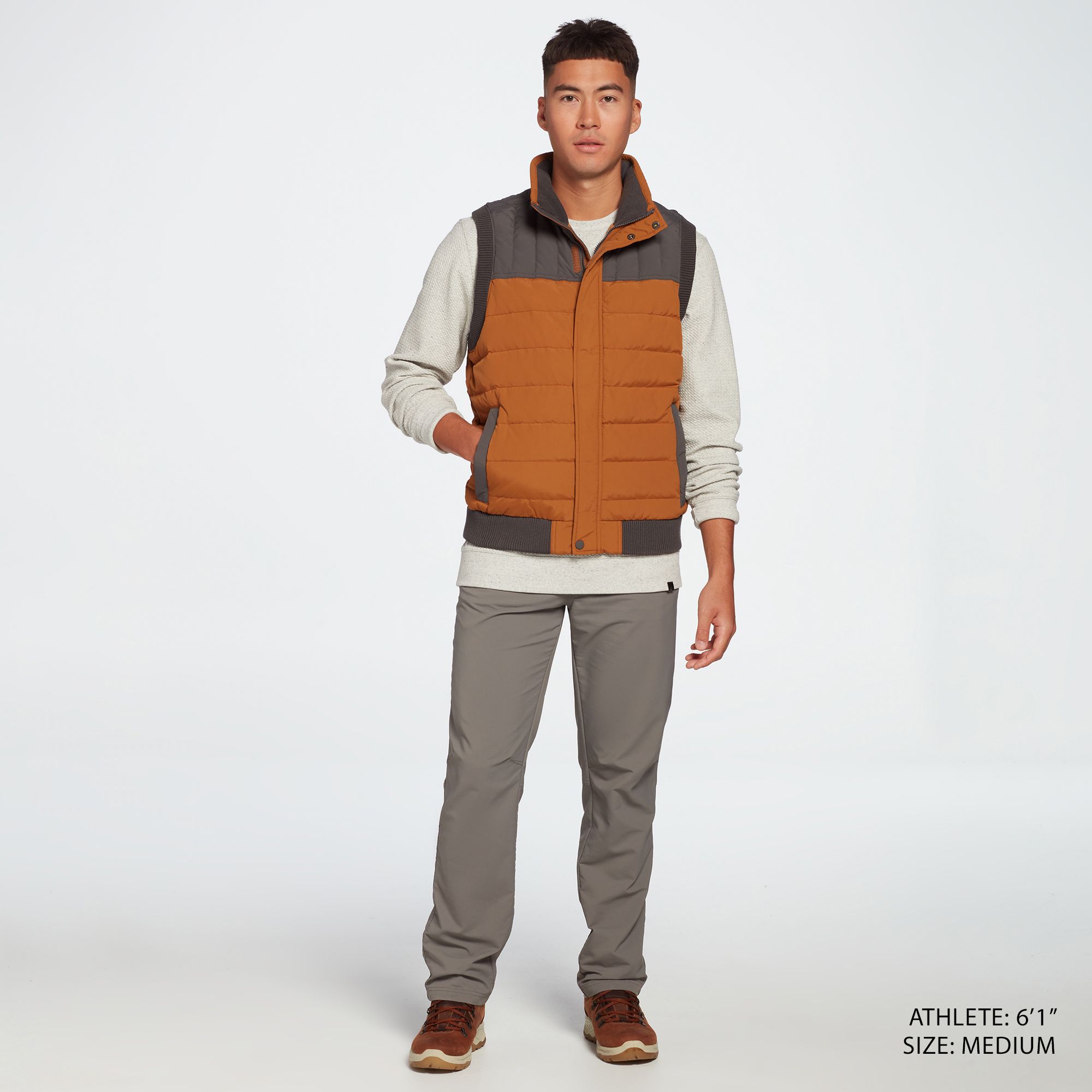 Alpine Design Men's Ember Mountain Down Vest For Men Roasted Caramel 4 Alpine Design Men's Ember Mountain Down Vest For Men Roasted Caramel - Image 2