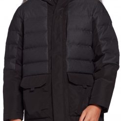 Alpine Design Men's Elevated Peak Down Jacket For Men Toasted Coconut Htr/olive