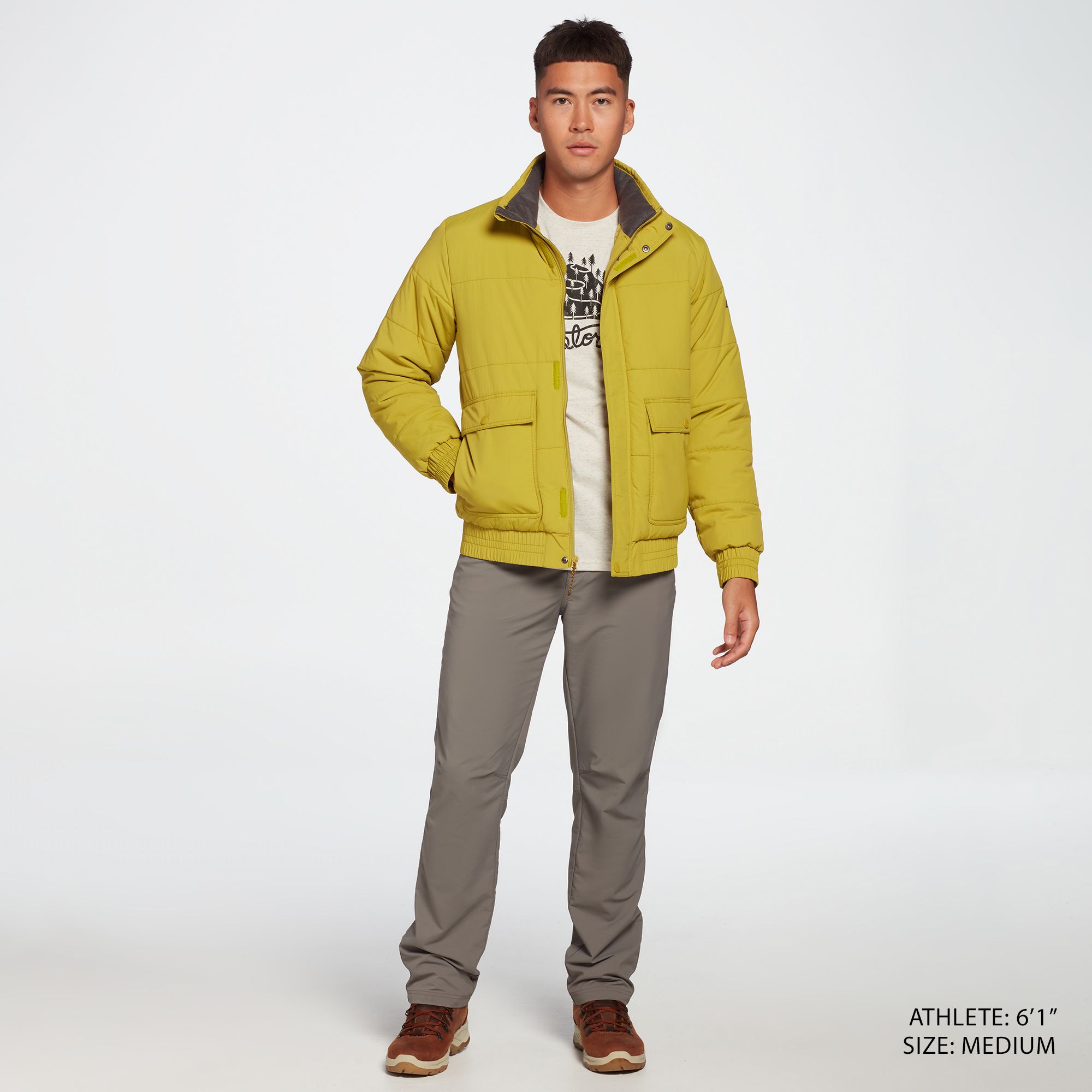 Alpine Design Men's Fresh Puffer Synthetic Insulation Jacket For Men Pure Black 4 Alpine Design Men's Fresh Puffer Synthetic Insulation Jacket For Men Pure Black - Image 2