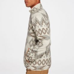 Alpine Design Men's Outlook Point 1/4 Snap Fleece Pullover For Men Intarsia University Navy -Alpine Design Sales Store unnamed file 248