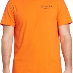 Alpine Design Men's Graphic T-Shirt For Men Sunset Rust