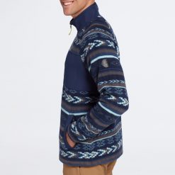 Alpine Design Men's Jokull Fleece Jacket For Men Intarsia Navy/bamboo -Alpine Design Sales Store unnamed file 3