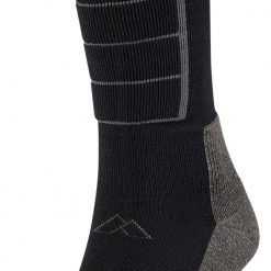 Alpine Design Women's Alpine Wool Ski Socks For Men Black