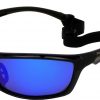 Alpine Design Croaker Sunglasses For Men Black/blue Mirror