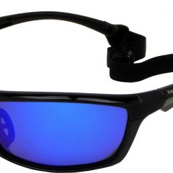 Alpine Design Croaker Sunglasses For Men Black/blue Mirror