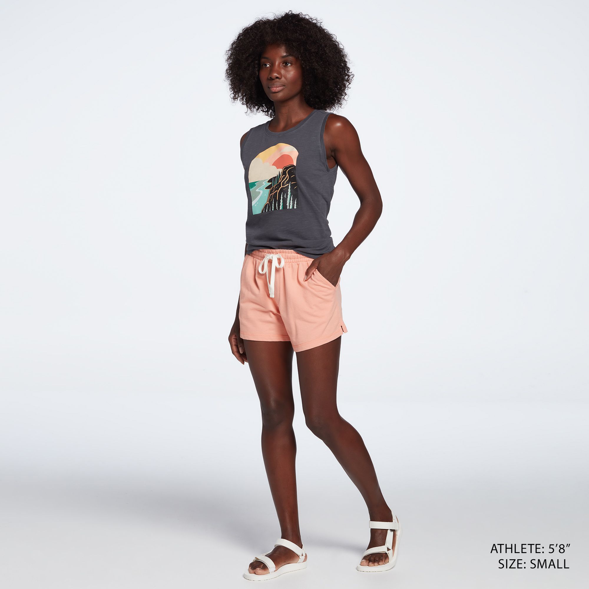 Alpine Design Women's Fleece Shorts For Women Unbleached 4 Alpine Design Women's Fleece Shorts For Women Unbleached - Image 2