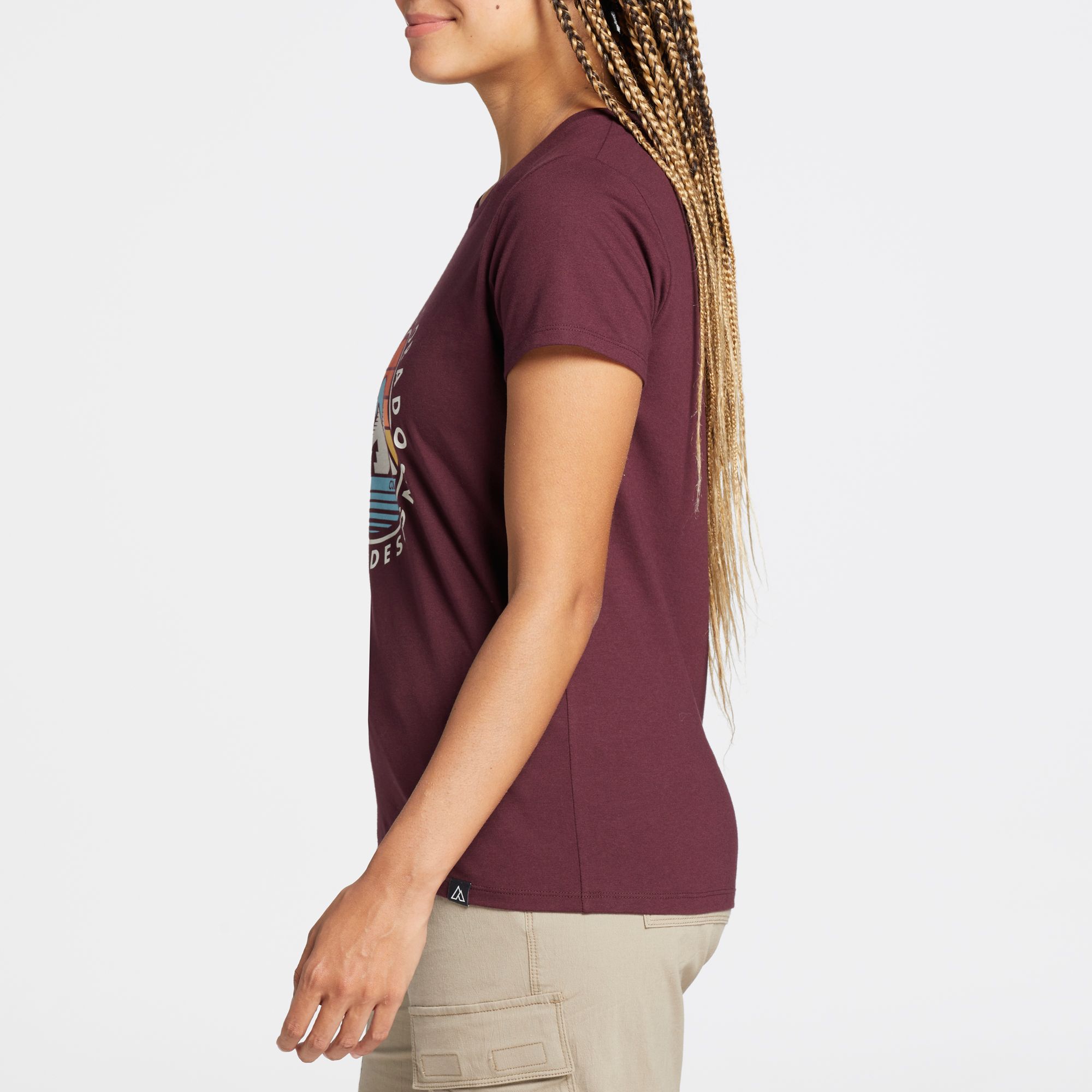 Alpine Design Women's Short Sleeve Graphic T-Shirt For Women Slate/colorado Skyline 6 Alpine Design Women's Short Sleeve Graphic T-Shirt For Women Slate/colorado Skyline - Image 4