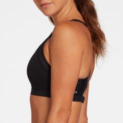 Alpine Design Women's High Support Sports Bra For Women Pure Black -Alpine Design Sales Store unnamed file 635