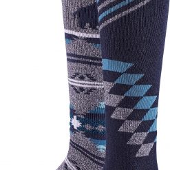 Alpine Design Men's Snow Sport Socks - 2 Pack For Men Turkish Coffee