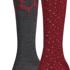 Alpine Design Women's Snow Sport Socks – 2 Pack For Women Navy