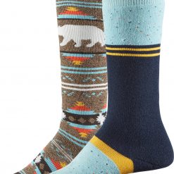 Alpine Design Sales Store 34 Alpine Design Boys' Snow Sport Socks - 2 Pack For Boys' Outer Space
