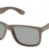 Alpine Design Classic Brown Wood Polarized Sunglasses For Men
