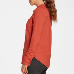 Alpine Design Women's Wanderful Brushed Knit Long Sleeve Shirt For Women Deep Rust -Alpine Design Sales Store unnamed file 836