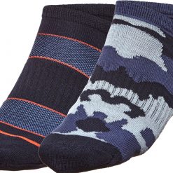 Alpine Design Men's Explorer Low Cut Tab Socks – 2 Pack For Men Blue